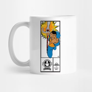 Leaping Kwame Corner Box Tee Mug